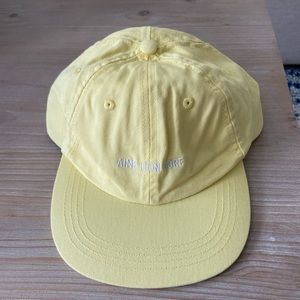 Yellow Aime Leon Dore hat
